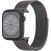 Spigen Metal Fit (Acier), Sangles de montre, Gris, Noir