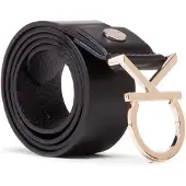 Calvin Klein Logo Belt Noir 80 cm Femme