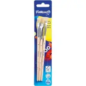 Pelikan Borstenpinsel-Set 613 F, 3-teilig, sortiert