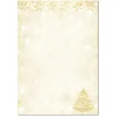 Sigel Papier à motifs de Noël Graceful Christmas (100x)