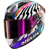 Shark Casque Aeron Speed Fancy Carbon, blanc/orange, 2XL (63/64)
