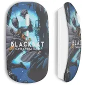 MANIACASE Souris Sans Fil - - Cassandra Cain - Couleur Bleu - Clé USB Wifi - Compatible Mac et PC