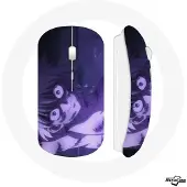 MANIACASE Souris Sans Fil - - Killua Zoldyck - Violet - Compatible Mac et PC - Wi-Fi