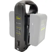 Rolux Dual Chargeur De Batterie V-mount Rl-2ks