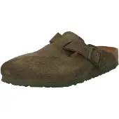Birkenstock Mule 'Boston' vert foncé