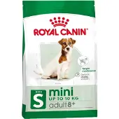 Royal Canin Croquettes - - Mini Adulte +8 - 8 kg - Petit chien - Saveur volaille, maïs, riz