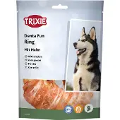 Trixie Anneau À Mâcher Denta Fun Au Poulet - Ø 10 Cm, 110 G