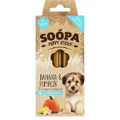 Soopa Puppy Sticks à la banane et citrouille pour chiots (100 g)