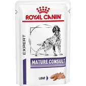 Royal Canin VHN Dog Mature Consult Loaf 24x85g nourriture humide pour les chiens âgés de plus de 8 ans