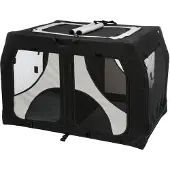 Trixie Chenil double mobile Vario Noir et gris