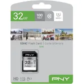 PNY SD XC Card 32GB Elite R100MB/s retail