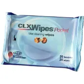 CLX Wipes Pocket - Lingettes nettoyantes humides pour chiens et chats 20 pc(s) Lingette(S)