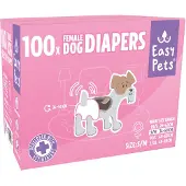 EASYPETS Langes pour Chiennes - S/M - 100 pièces