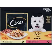 Cesar Sélection en Gelée - Sachet - 12 x 100 g