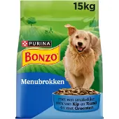 Purina Croquettes Menu pour Chien - Poulet et bœuf - 15 kg