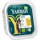Yarrah Bio Paté - Barquette - Poulet & algue - 12 x 150 g