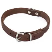 Beeztees BZ COLLIER EN CUIR MARRON 62X25 (Chien, Général)