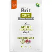 Brit Care Hypoallergenic Adult Small Breed Lamb&Rice - nourriture sèche pour chiens - 3 kg