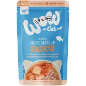 WOW! WOW Cat Wet Adult en Sauce - Saumon