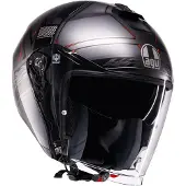AGV Irides E2206 Zagabria Open Face Helmet Noir XL