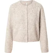 ONLY Cardigan 'ONLMiggie' cappuccino / blanc perle