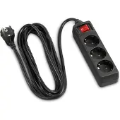 Hama 108816 Steckdl. 3fach 3 m sz
