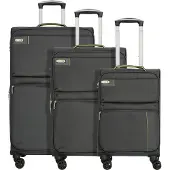 D & n lederwaren Ensemble de bagages gris