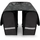 Wozinsky Bike Luggage Carrying Bag Double 28 L Black (Wbb34Bk)