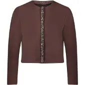 Betty Barclay Veste mi-saison chocolat