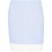 Mymo Jupe 'Young Fashion' bleu clair / blanc