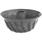 SuperMerchantEU Moule à gâteau en granit avec cheminée GRANDE 24,5 cm