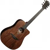 LAG Guitars Sauvage SAUVAGE-D Dreadnought guitare folk avec housse