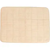 Ebi Bernina Noir Japandi tapis de bain beige, dimensions : 80 x 60 cm