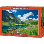 Castorland Puzzle 500 Pièces Paysage De Montagne Rysy Et Lac Noir 9+ Castor