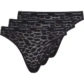 Calvin Klein Underwear Slip 'Icon Lace' gris clair / noir