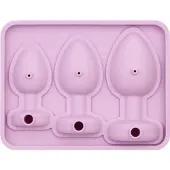 Lovetoy Silikon-Eiswürfelform - Analplug - Pink, Bacs à glaçons + moules à glace, Pink