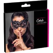 Cottelli - masque en dentelle brodée décorative - noir