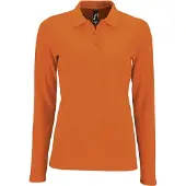 Sols Polo piquant à manches longues pour femmes PC2908 (XL) (Orange)