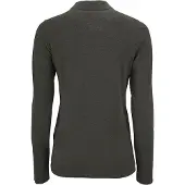 Sols Polo piqué pour femmes, manches longues PC2908 (M) (Anthracite chiné)