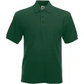 Fruit Of The Loom 65/35 Polo piqué pour homme, manches courtes BC382 (S) (Vert bouteille)