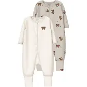 Name it Pyjama caramel / gris clair / blanc