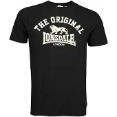 Lonsdale T-Shirt 'Original' écru / noir