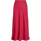 Vila Ellette Midi Skirt Rose 36 Femme
