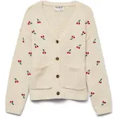 Vero Moda Cardigan 'AWVALLEY' beige / vert / rouge