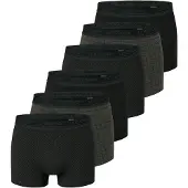Schiesser Boxers ' Cotton Series ' anthracite / noir
