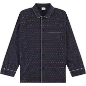Pockies Pyjama long 'Luv' bleu marine / rouge / blanc