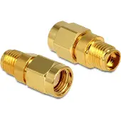 DeLOCK RP-SMA male vers SMA female adapter 50 Ohm