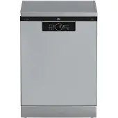 Beko BDFN26560XC, Freestanding, Full size (60 cm), Acier inoxydable, Noir, Touch, LED