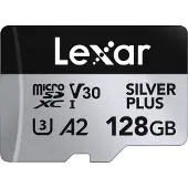 Lexar Carte microSDXC Silver Plus UHS-1 128Go R205/W150 V30