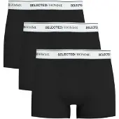 Selected Lot De 3 Boxer Homme Le noir S